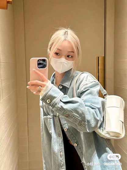 대리석 / 보테가베네타 라이트블루 데님 셔츠