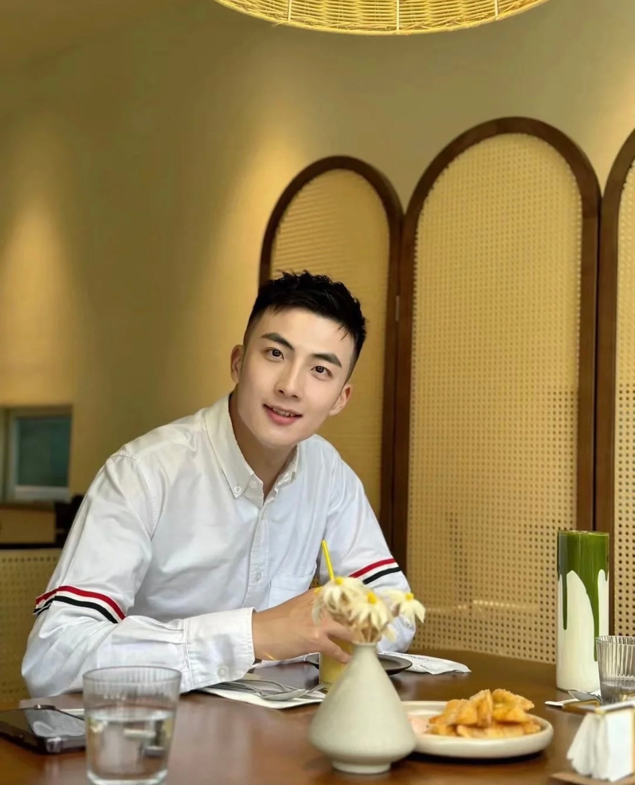 TJ / 톰브라운 클래식 더블 암밴드 포플린 셔츠