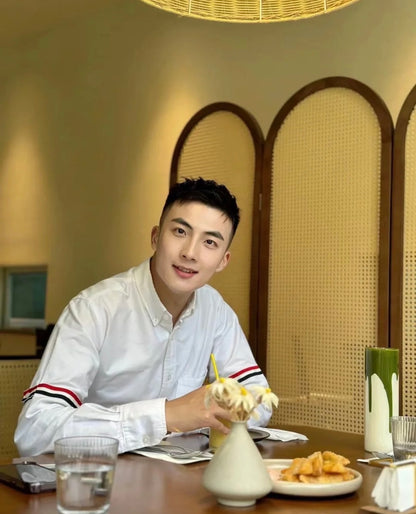 TJ / 톰브라운 클래식 더블 암밴드 포플린 셔츠