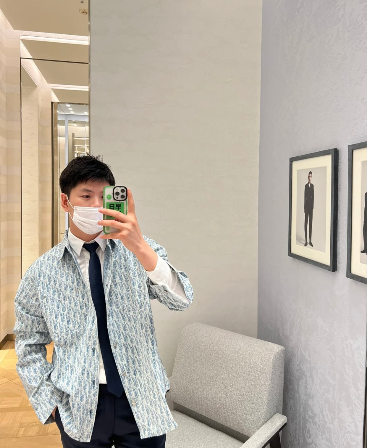 TJ셀러 / Dior데님 코튼 셔츠