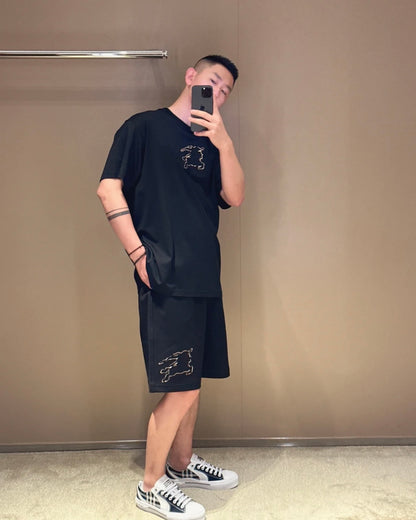 TJ / 버버리 𝗕𝗨𝗥𝗕𝗘𝗥𝗥𝗬 체크무늬 승마면 반바지