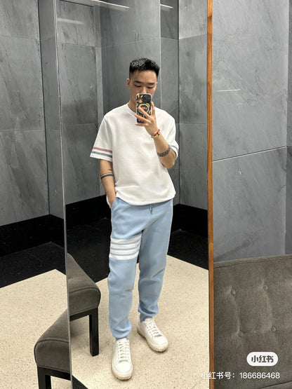 대리석 / 베이비 블루 와플 후드