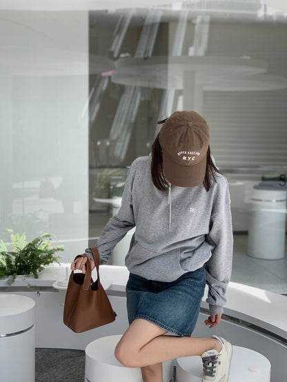 대리석 / 센린느 면 + 캐시미어 후드티