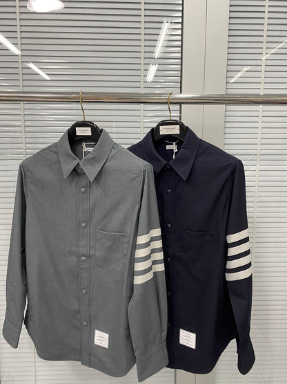 TJ / 톰브라운 클래식 울 셔츠 재킷   2가지 색상