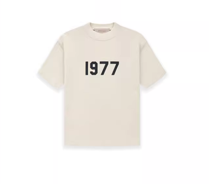 BY FOG ESSENTIALS8 시즌 재선 1977 루즈핏 기모 프린트 반팔=