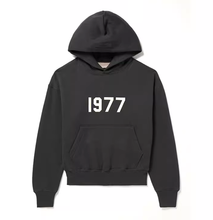 BY FOG ESSENTIALS8 시즌 재선 1977 루즈핏 기모 프린트 후드티