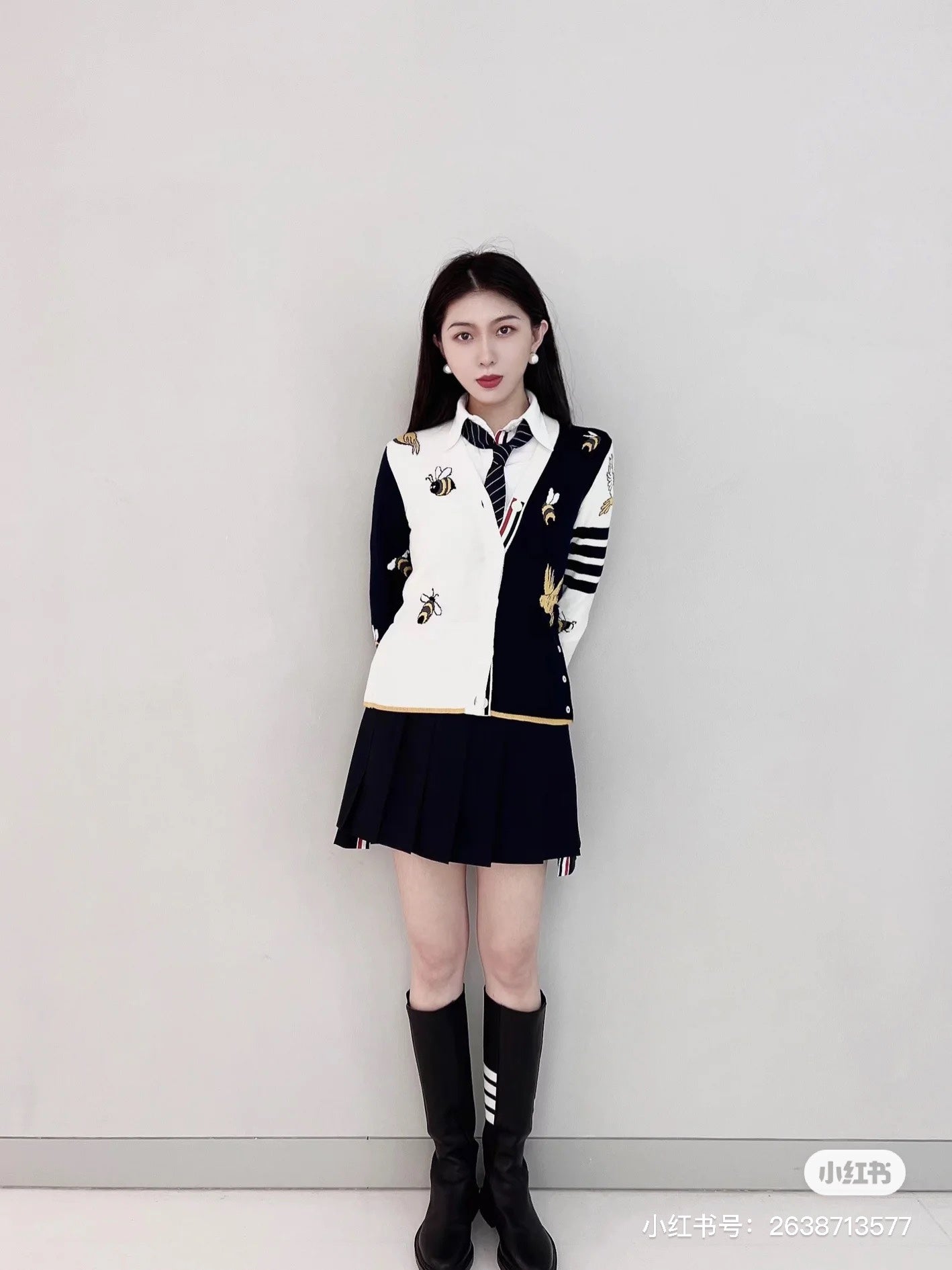 대리석 / 톰브라운 가디건