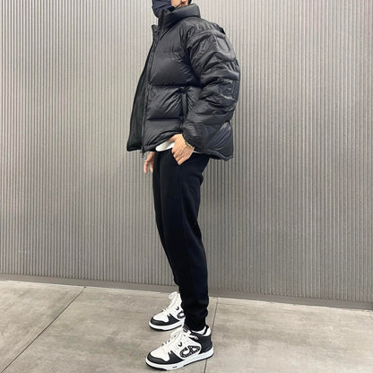 대리석 / 버버리 로고 퀼티드 슬리브 다운 패딩
