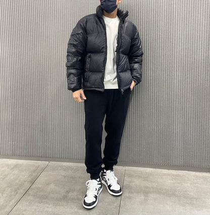 대리석 / 버버리 로고 퀼티드 슬리브 다운 패딩