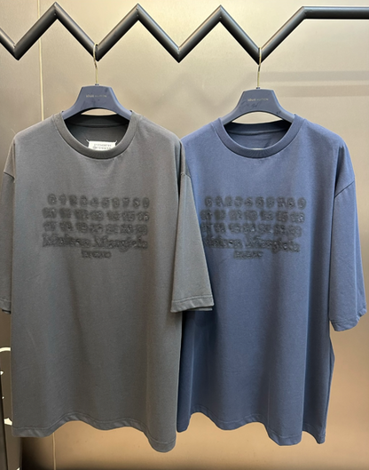 체인2호 / 메종 마르지엘라 반팔, 마르지엘라 다크 패턴 자수 슬로건 반팔