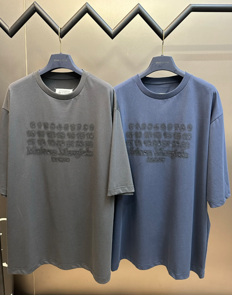 체인2호 / 메종 마르지엘라 반팔, 마르지엘라 다크 패턴 자수 슬로건 반팔