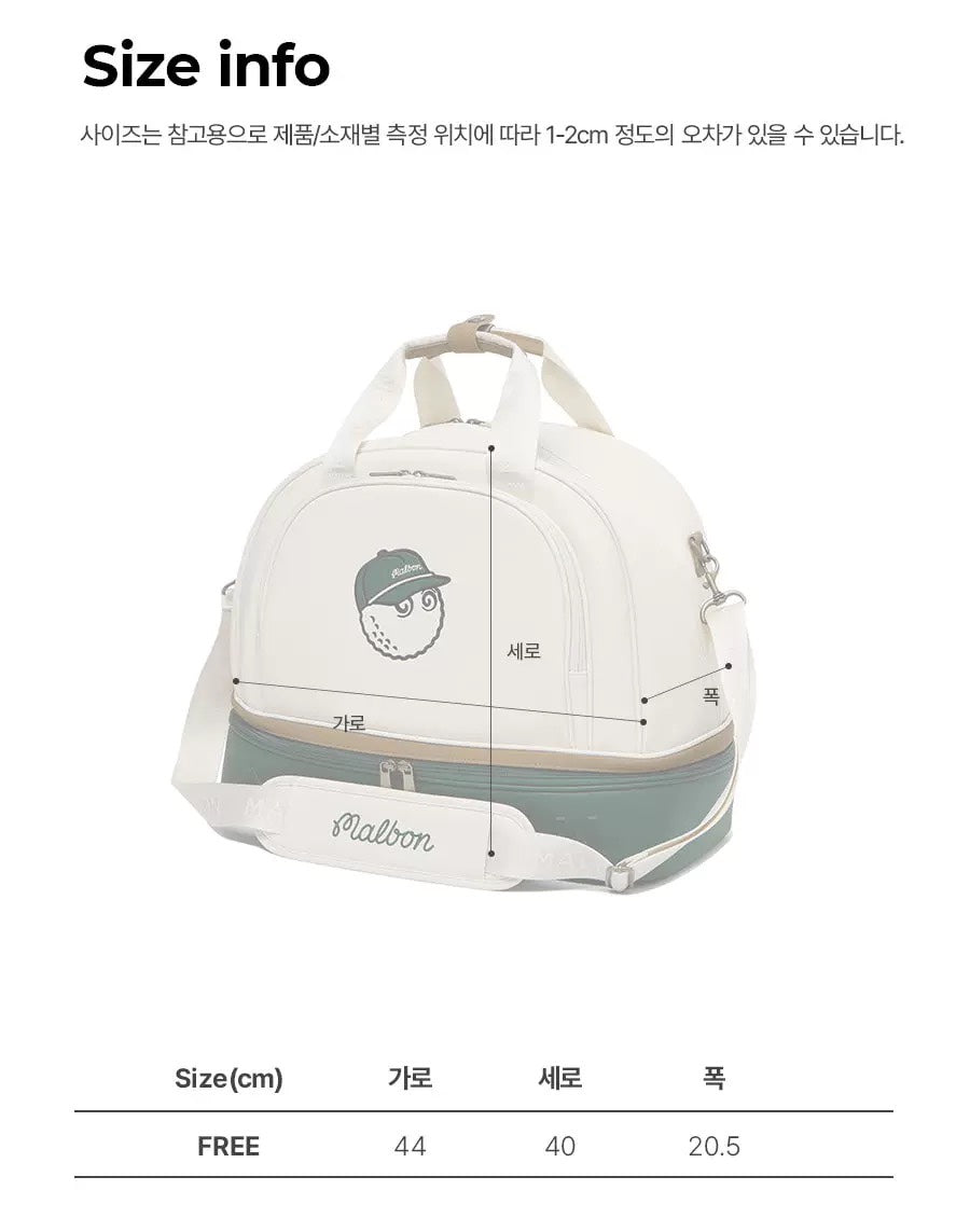 후맨골프 / 신상 말본 골프웨어 가방 남녀공용 캐주얼 운동가방