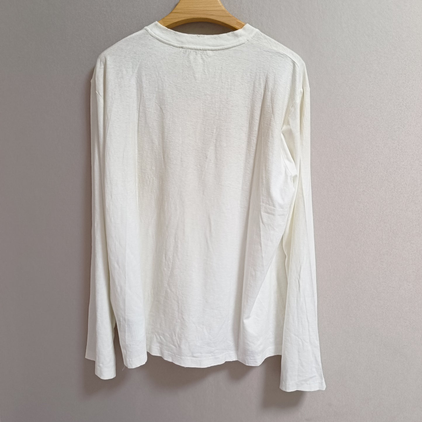 탑아크네 / 아크네스튜디오 letter printed long sleeve T-shirt
