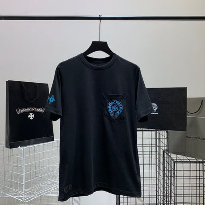 ZB / 크롬하츠 오리지널 아이스블루 십자가 팔티셔츠 Tee