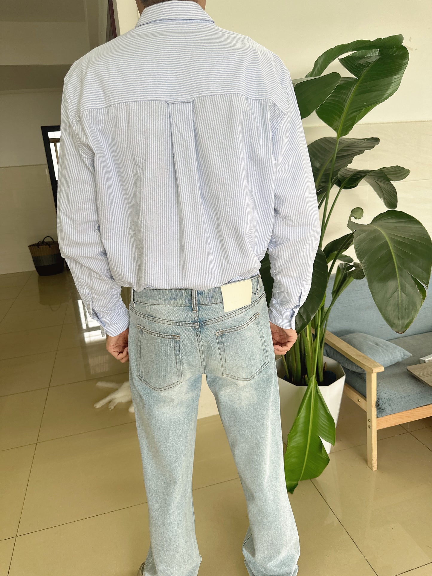탑아미 / 메탈 하트 로고 청바지