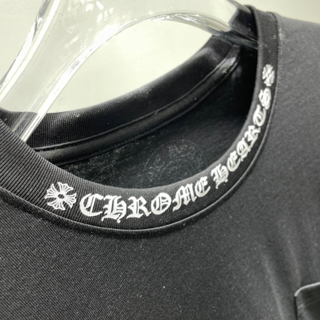 ZB / 크롬하츠 오리지널 넥 산스크리트 뒷넥 조랑말굽 반팔티 Tee