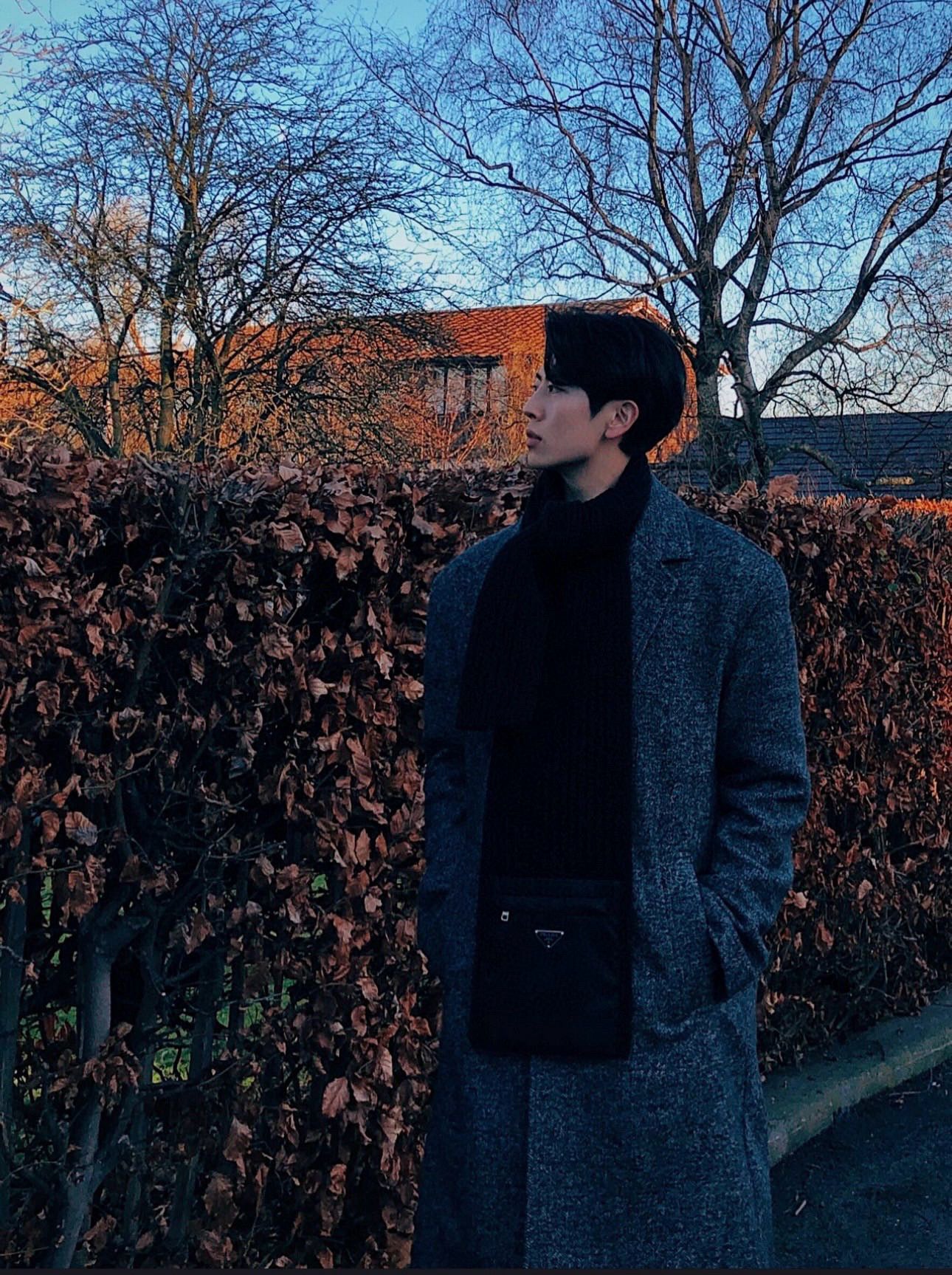 gw/프라다 신상 양털 목도리