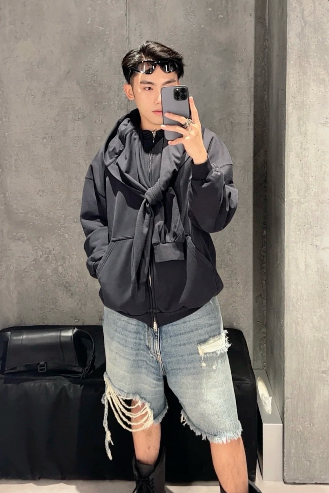 gw/발렌시아가 남성 지퍼 외투