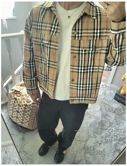 타일공장 / 버버리 남성 체크 자켓