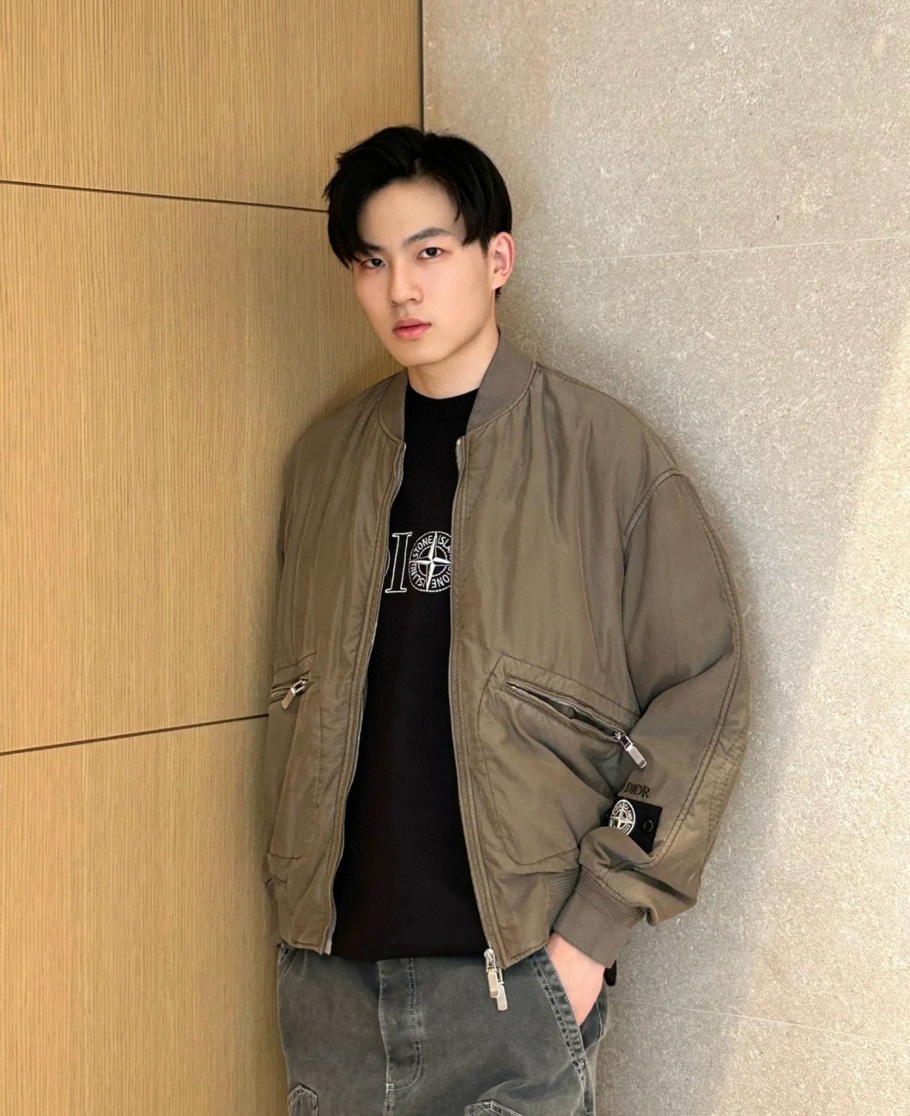 gw/디올 남여 파일럿 코튼 재킷