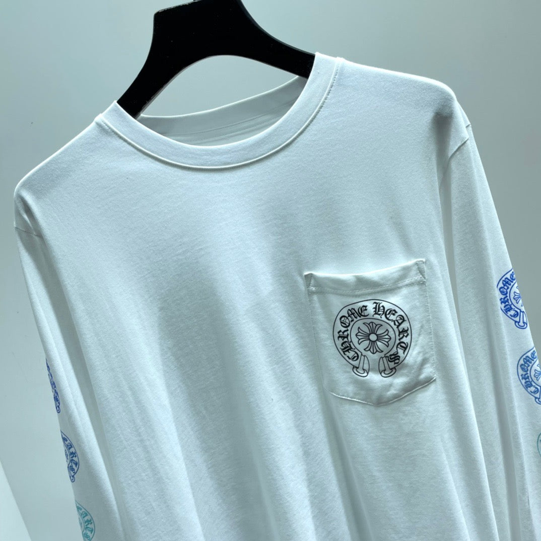 ZB / 크롬하츠 오리지널 컬러말굽소매 긴팔티셔츠 Tee