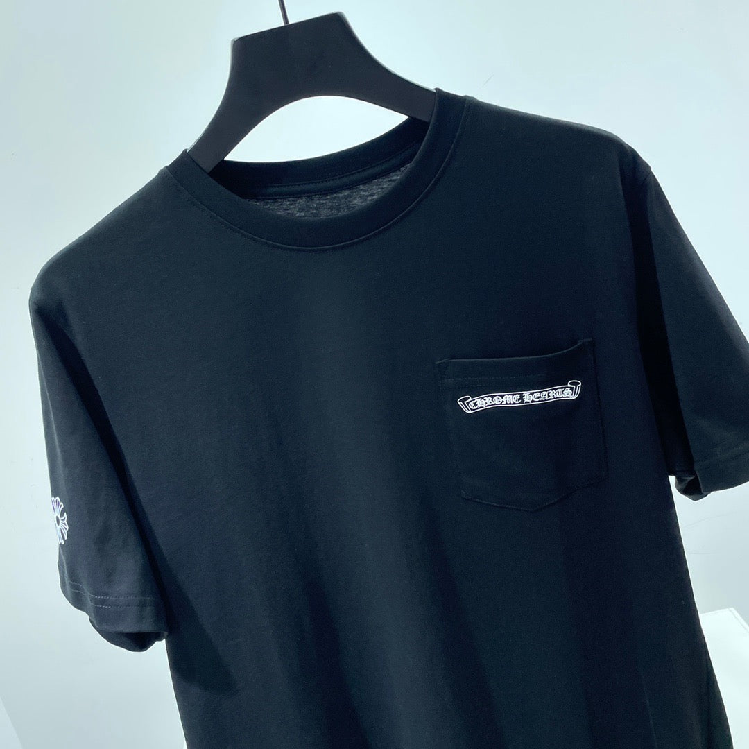 ZB / 크롬하츠 오리지널 밑단컬러십자 반팔티셔츠 Tee