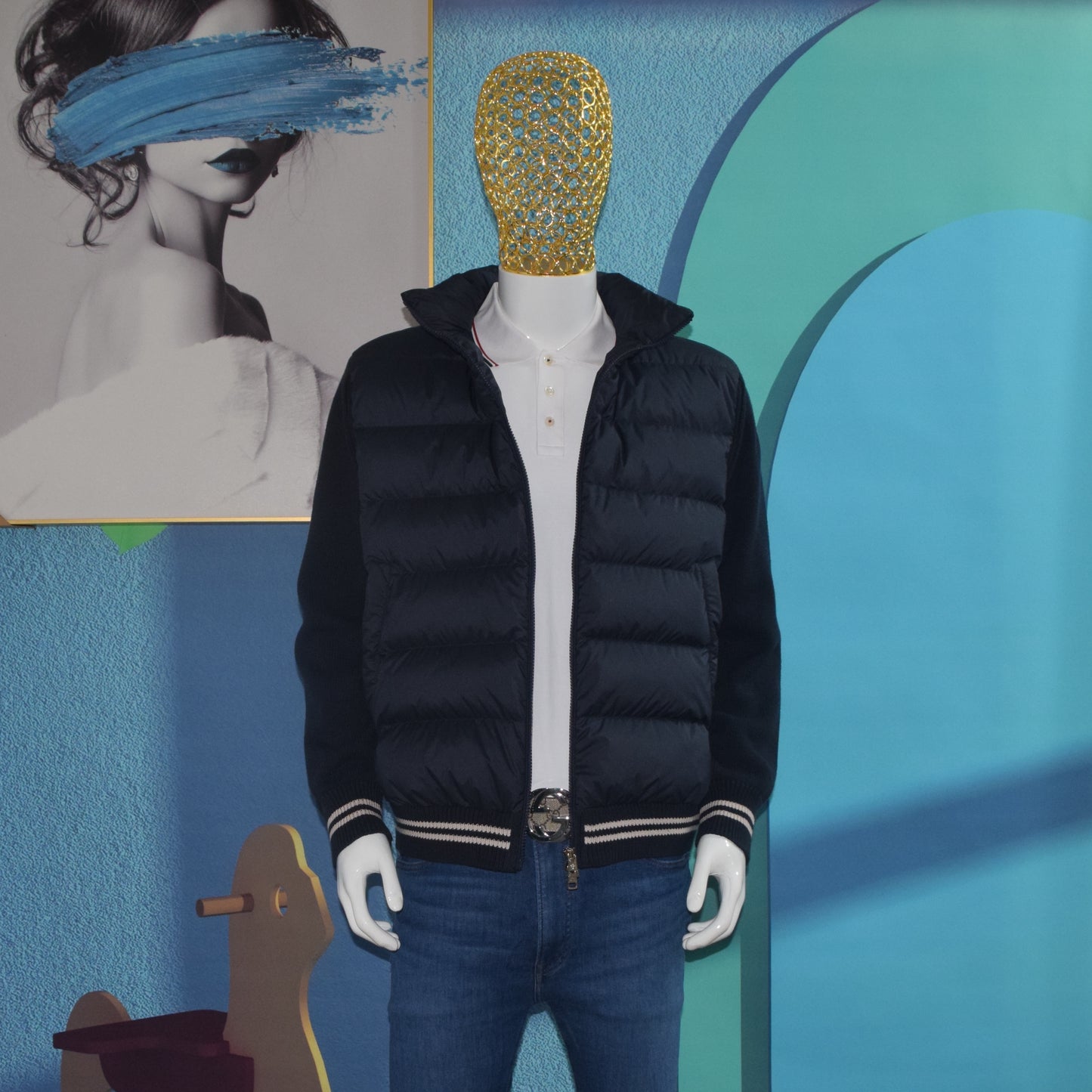 탑몽*x / 몽*레어 패딩 가디건 , Padded Cotton Cardigan