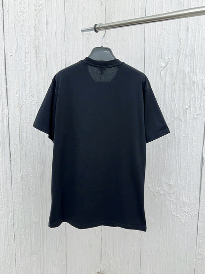 ZB / 로에베 반팔티 , 컬러라인레터링 반팔티셔츠 Tee