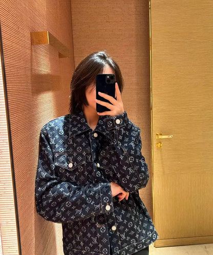 gw/루이비통 남여 신상 자카드 데님 자켓