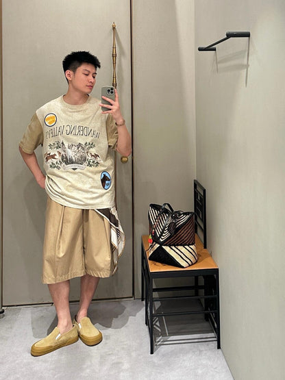 gw/로에베 남성 면 루즈한 반팔