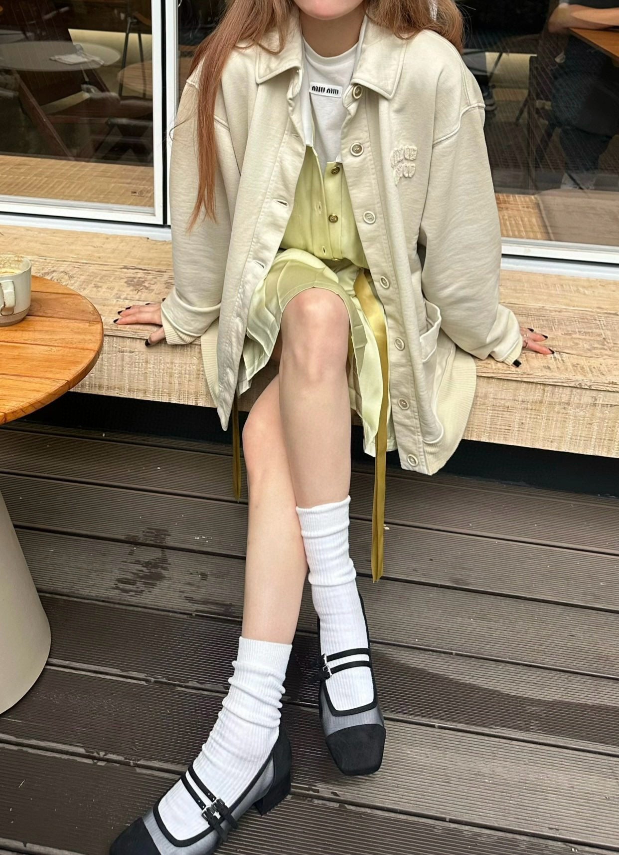 gw/미우미우 남여 면 재킷