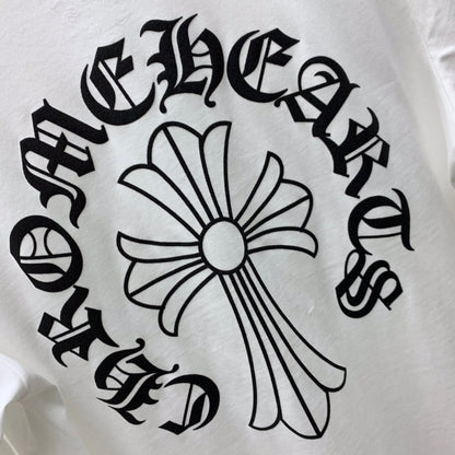 ZB / 크롬하츠 목선 산스크리트 뒷판 말발굽 십자가 긴팔티셔츠 Tee
