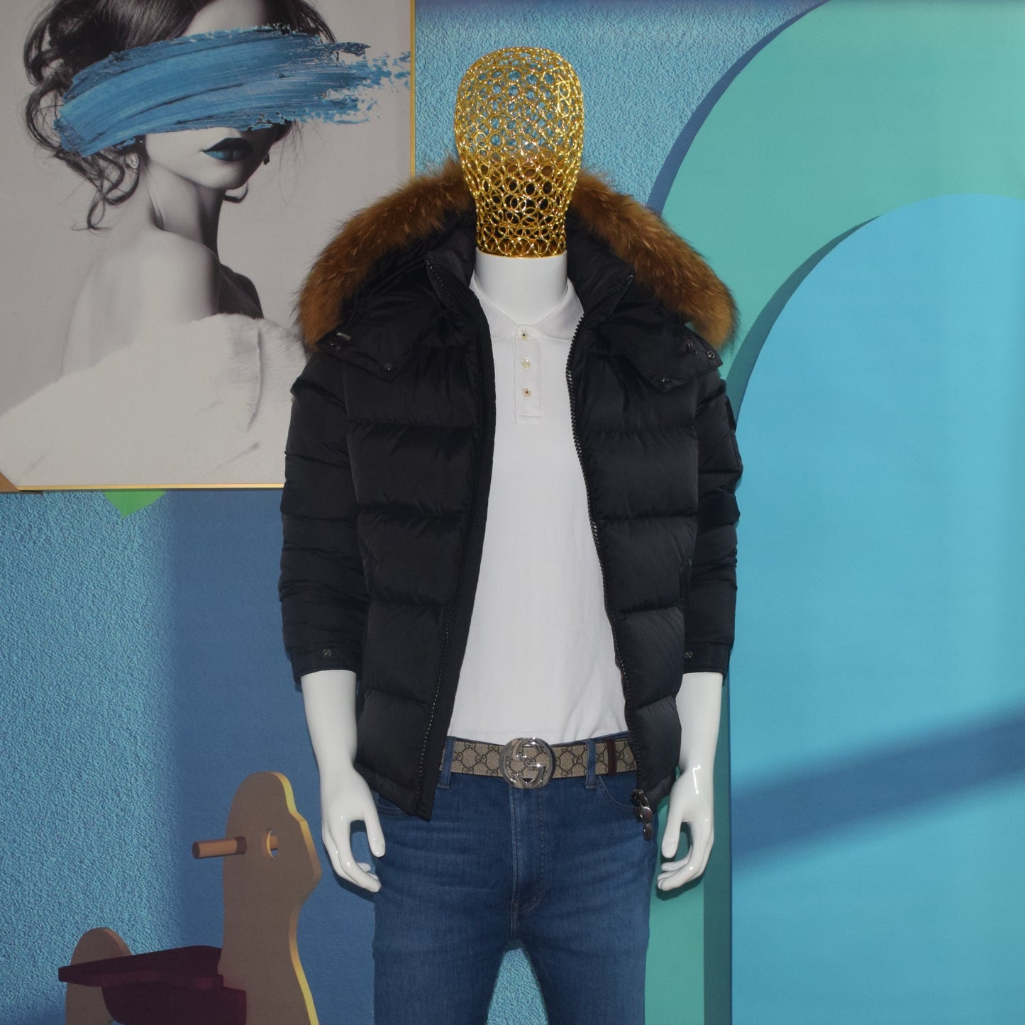 탑몽* / 몽*레어 마야 패딩 , Mayaf Short Down Jacket