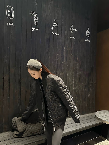 대리석 / 버버리 퀄팅 블루종 경량 패딩 점퍼