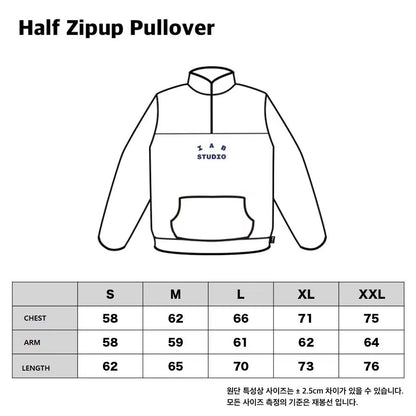 탑아이앱 / 아이앱 하프 집업 풀오버 라이트 그레이/ Half Zip-Up Pullover Light G