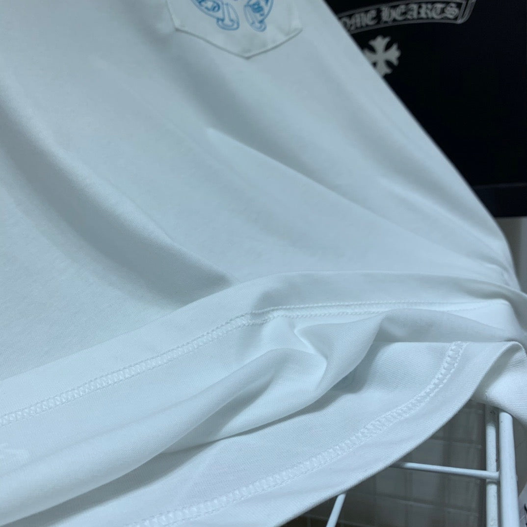 ZB / 크롬하츠 오리지널 아이스블루 십자가 팔티셔츠 Tee