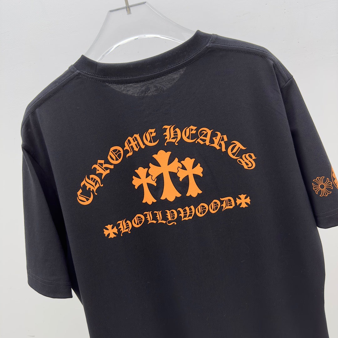 ZB / 크롬하츠 오리지널 오렌지삼십자 반팔 티셔츠 Tee