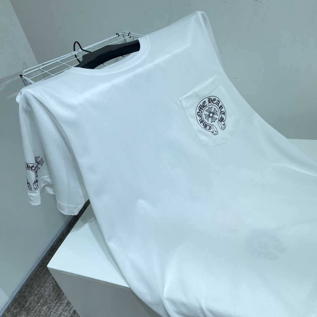 ZB / 크롬하츠 오리지널 컬러말굽로고 반팔티셔츠 Tee
