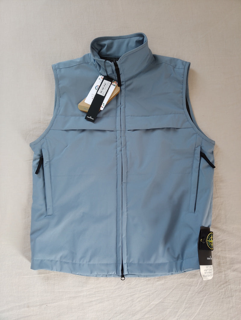 탑스토니 / 스톤아일랜드 소프트쉘 베스트 , 22FW G0327 SOFT SHELL PADDED GILET