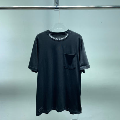 ZB / 크롬하츠 오리지널 넥 산스크리트 뒷넥 조랑말굽 반팔티 Tee