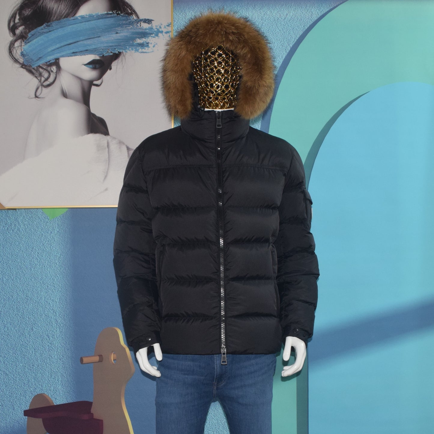탑몽클x / 신형 마르큐 패딩 / New Marque Short Down Jacket