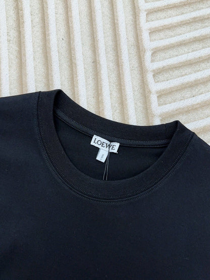 ZB / 로에베 반팔티 , 컬러라인레터링 반팔티셔츠 Tee