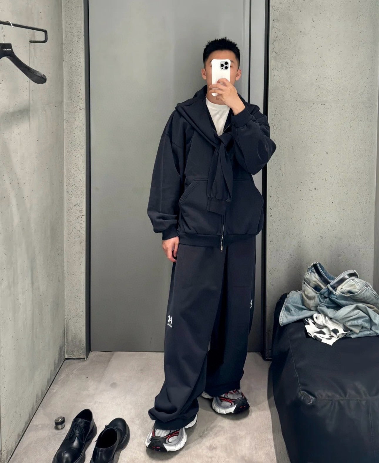 gw/발렌시아가 남성 지퍼 외투
