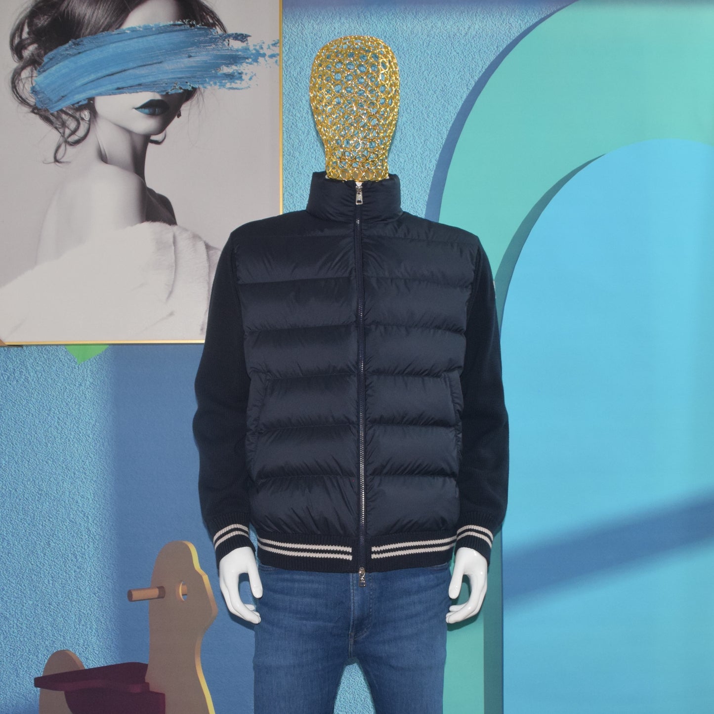 탑몽*x / 몽*레어 패딩 가디건 , Padded Cotton Cardigan