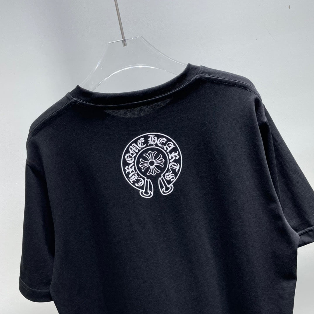 ZB / 크롬하츠 오리지널 넥 산스크리트 뒷넥 조랑말굽 반팔티 Tee