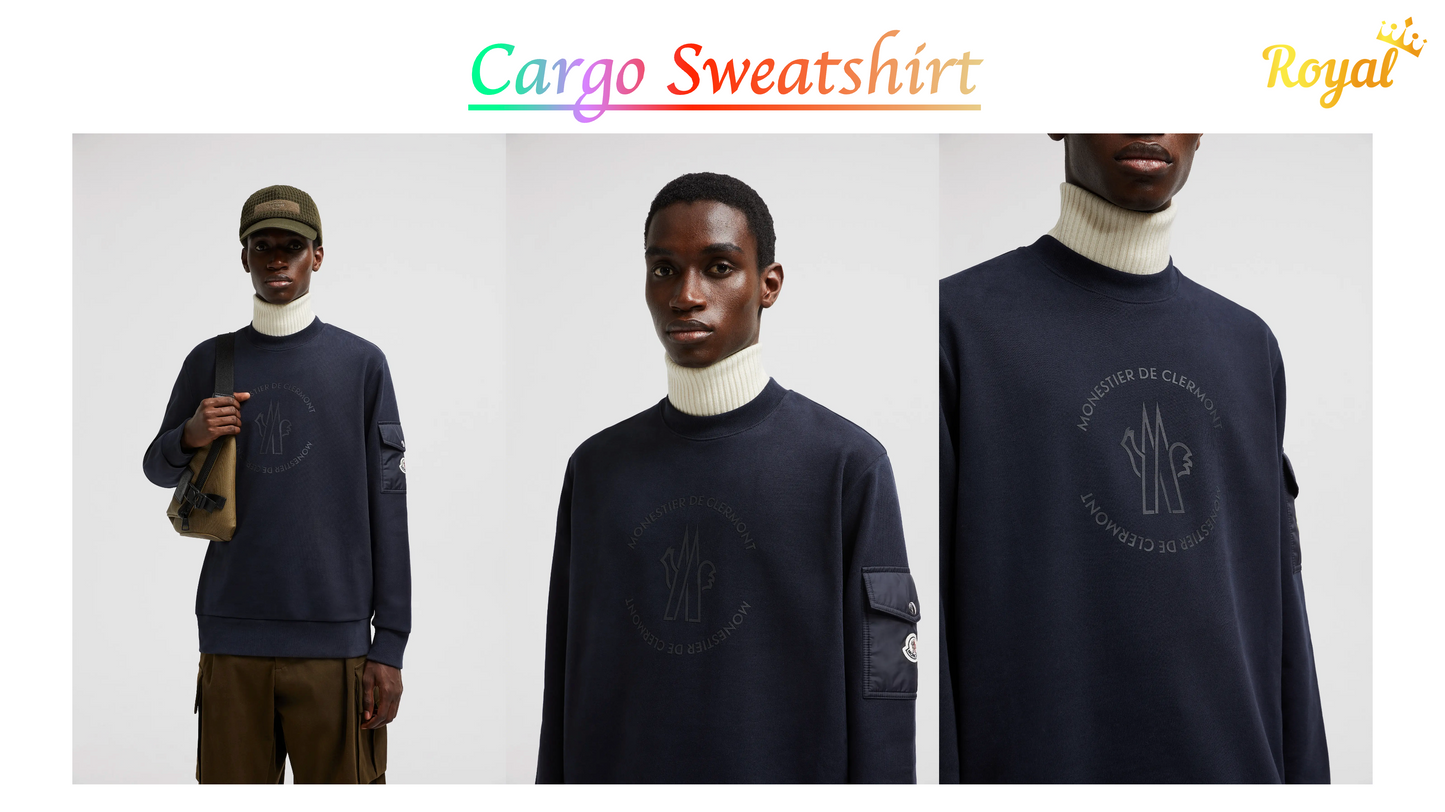탑몽*x / 몽*레어 카보 맨투맨 , Cargo Sweatshirt