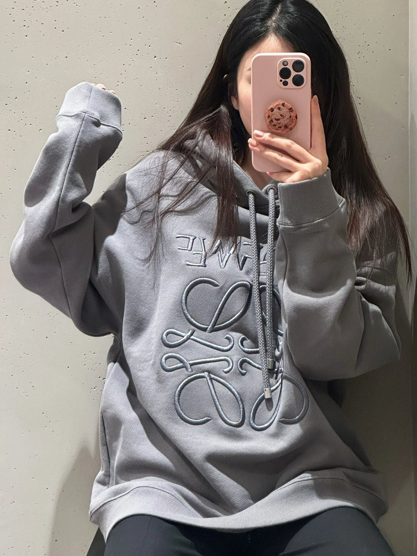 gw/로에베 남여 후드 회색
