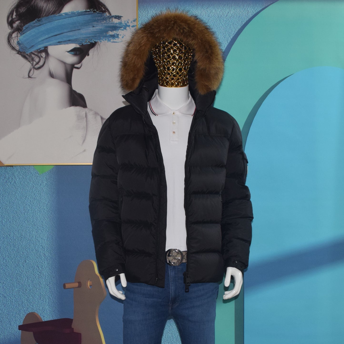 탑몽클x / 신형 마르큐 패딩 / New Marque Short Down Jacket