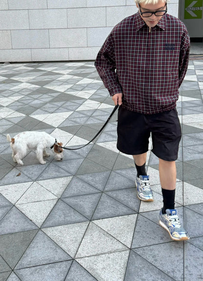gw/미우미우 남성 레드 체크 재킷