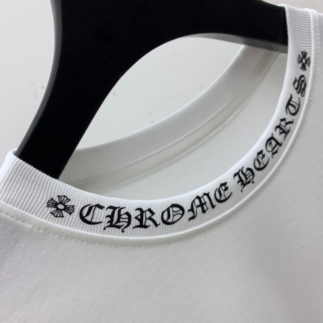 ZB / 크롬하츠 목선 산스크리트 뒷판 말발굽 십자가 긴팔티셔츠 Tee